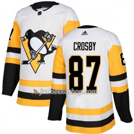 Miehille NHL Pittsburgh Penguins Pelipaita Sidney Crosby 87 Adidas 2017-2018 Valkoinen Authentic